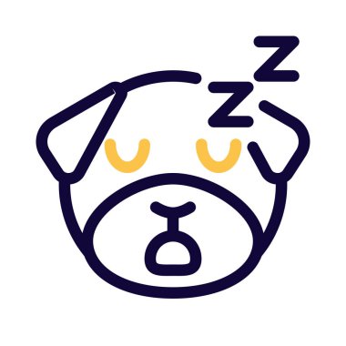 Ulakta paylaşılan horlayan pug köpeği