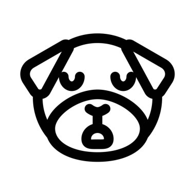 Uykulu pug dog ve emoji resim gösterimi internette paylaşıldı