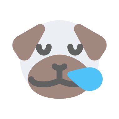 Köpeğin burnu ter içinde horluyor.