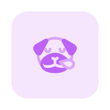 Köpeğin burnu ter içinde horluyor.