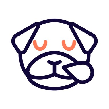 Köpeğin burnu ter içinde horluyor.