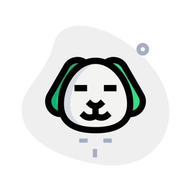 Gözleri kapalı gülümseyen köpek yavrusu sosyal medyada paylaşılıyor