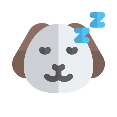 Ulakta paylaşılan uyuyan köpek yavrusu simgesi resim gösterimi