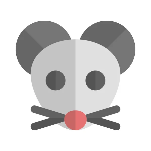 Souris Rat Représentation Picturale Emoji Pour Les Médias Sociaux — Image vectorielle