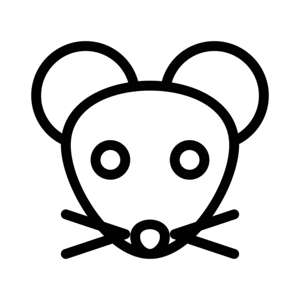 Rato Rato Representação Pictórica Emoji Para Mídias Sociais — Vetor de Stock