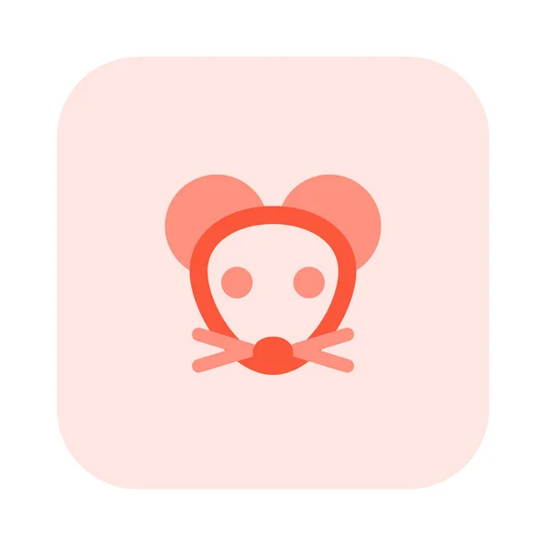 Souris Rat Représentation Picturale Emoji Pour Les Médias Sociaux — Image vectorielle
