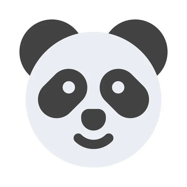 Panda Obrazová Reprezentace Chat Emotikon Messenger — Stockový vektor