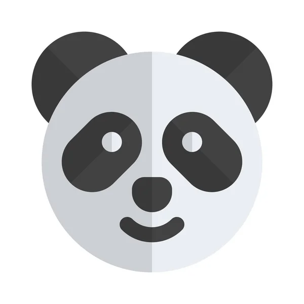 Emosi Obrolan Representasi Panda Pada Kurir - Stok Vektor