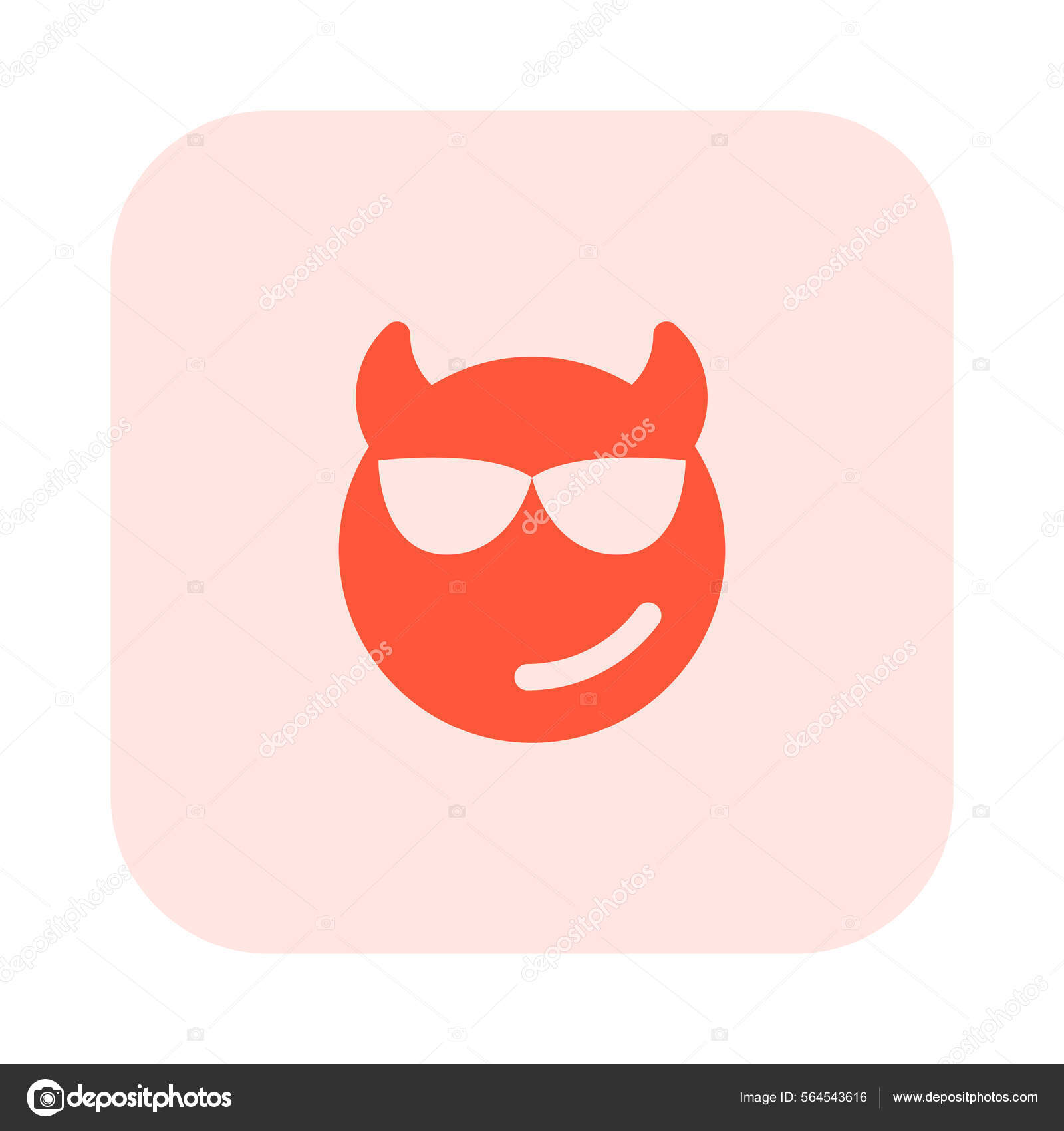 Renderização em 3d emoji legal com óculos de sol e ícone de cabelo