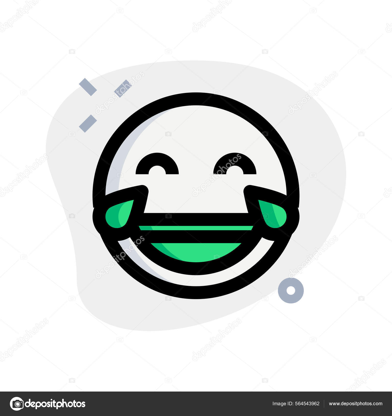 Conjunto de ícones de emoji rostos símbolos de humor emoticon fofos  sorrindo feliz, alegre, triste e com raiva