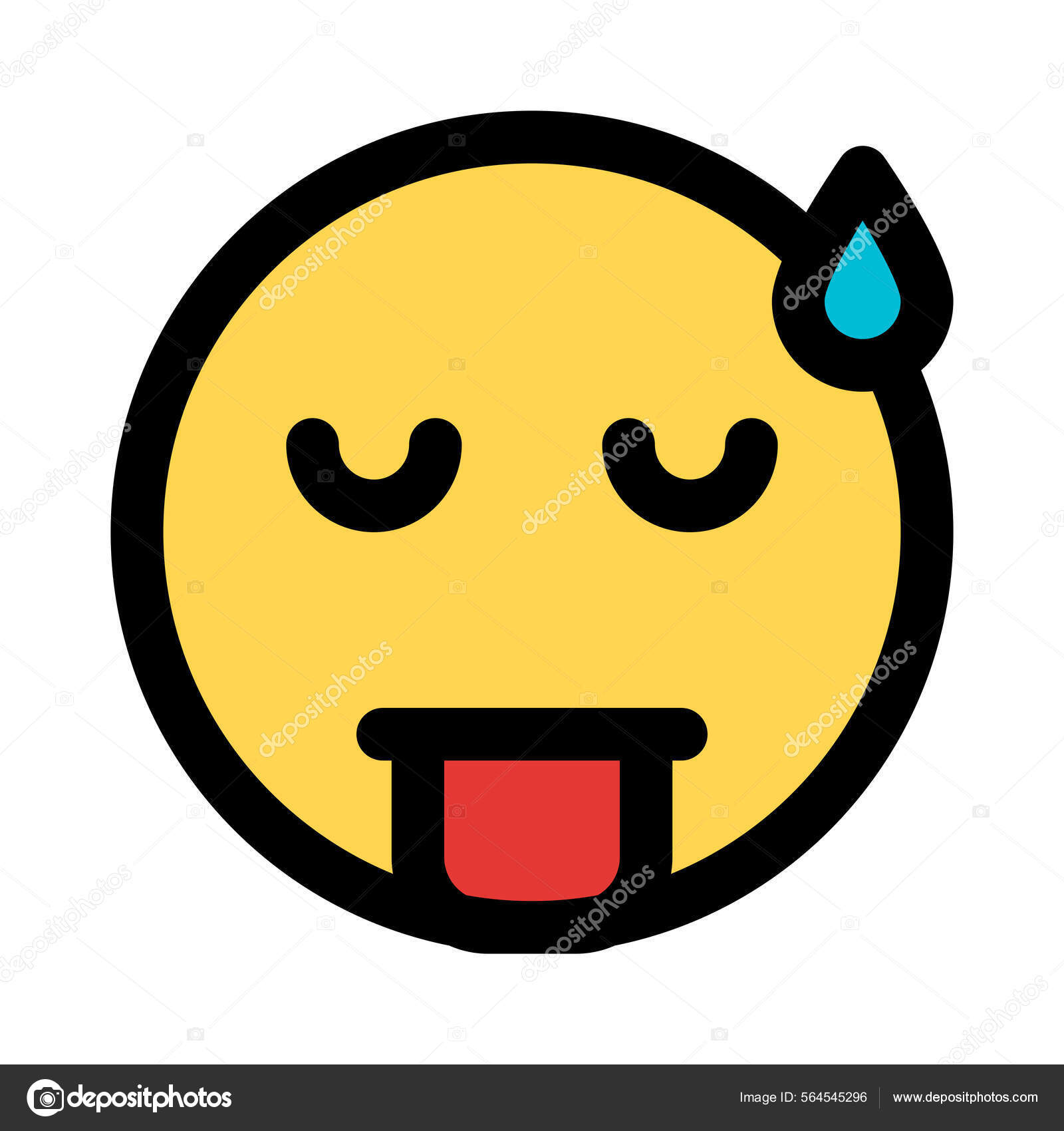 Exhausted tongue out Vector Art Stock Images | Depositphotos Exhausted tongue out Vector Art Stock Images | Depositphotos