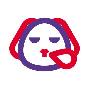 Burnundan ter damlayan köpek yavrusu horlaması.