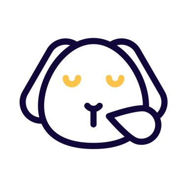 Burnundan ter damlayan köpek yavrusu horlaması.