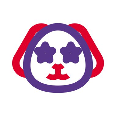 Köpek yavrusu gözlerinde takılı kalmış yıldız.