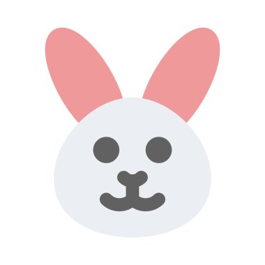 Sohbet için tavşan suratlı resimli ifade