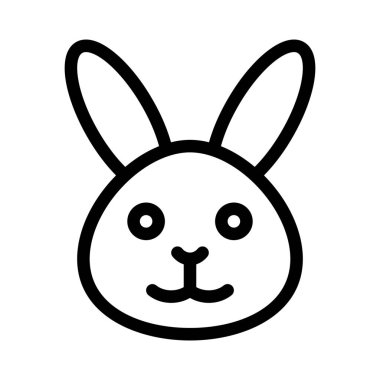 Sohbet için tavşan suratlı resimli ifade