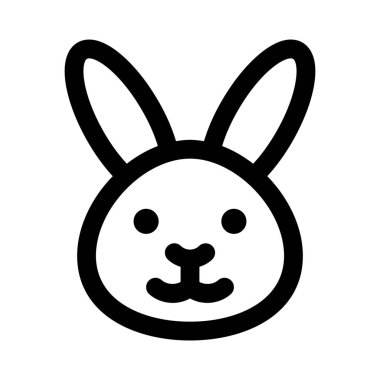 Sohbet için tavşan suratlı resimli ifade