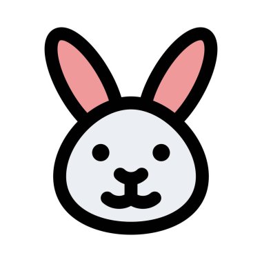 Sohbet için tavşan suratlı resimli ifade