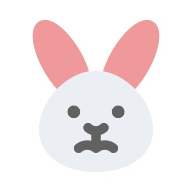 Üzgün tavşan somurtkan resim temsilcisi sohbet ifadesi