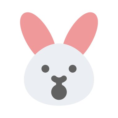 Şok yüz ifadesi tavşan ifadesi ve geniş bir ağız.