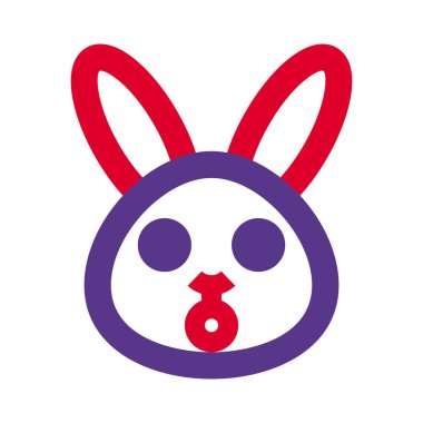 Şok yüz ifadesi tavşan ifadesi ve geniş bir ağız.