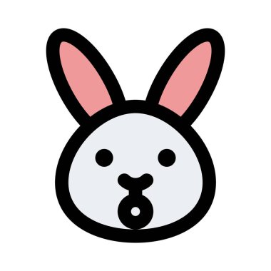 Şok yüz ifadesi tavşan ifadesi ve geniş bir ağız.