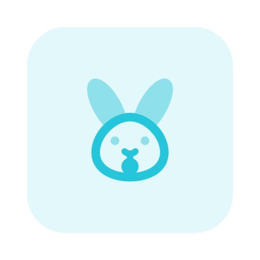 Şok yüz ifadesi tavşan ifadesi ve geniş bir ağız.