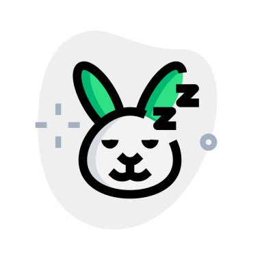 Uyuyan tavşan ifadesi kuryede paylaşılan resimli bir sunum