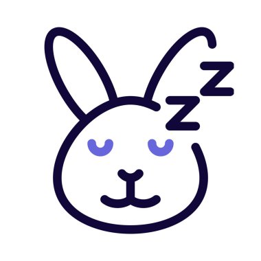 Uyuyan tavşan ifadesi kuryede paylaşılan resimli bir sunum