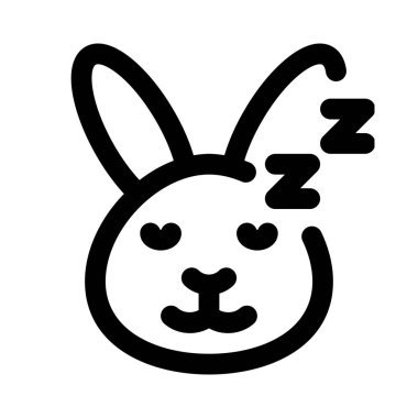 Uyuyan tavşan ifadesi kuryede paylaşılan resimli bir sunum