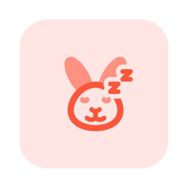 Uyuyan tavşan ifadesi kuryede paylaşılan resimli bir sunum