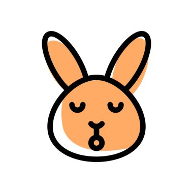 İnternette emoji resimli Uykucu tavşan sunumu paylaşıldı