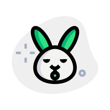 İnternette emoji resimli Uykucu tavşan sunumu paylaşıldı