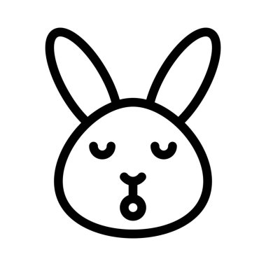 İnternette emoji resimli Uykucu tavşan sunumu paylaşıldı