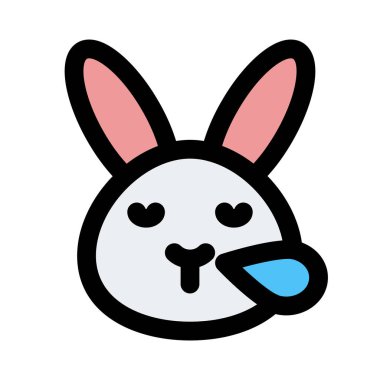 Burundan damlayan ter damlasıyla horlayan tavşan