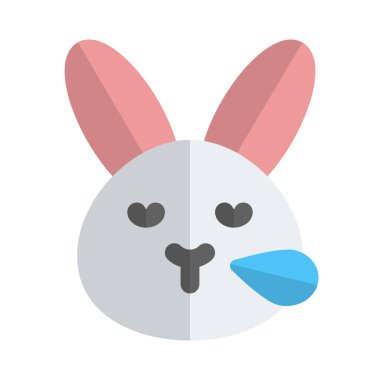 Burundan damlayan ter damlasıyla horlayan tavşan