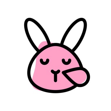 Burundan damlayan ter damlasıyla horlayan tavşan