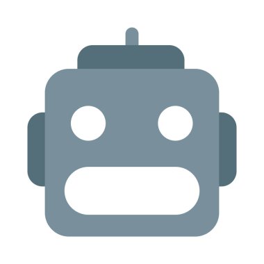 Dişleri dökülmüş robot resim gösterimi