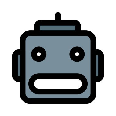 Dişleri dökülmüş robot resim gösterimi