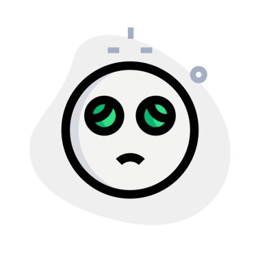 Garip bir şey olursa diye yuvarlanan gözler.