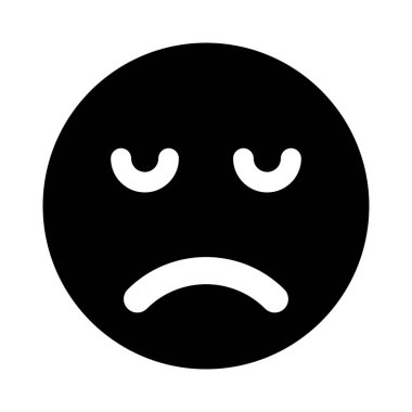 Üzgün yüz ifadelerinin resimsel temsili