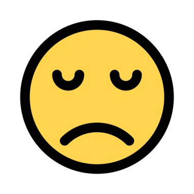 Üzgün yüz ifadelerinin resimsel temsili