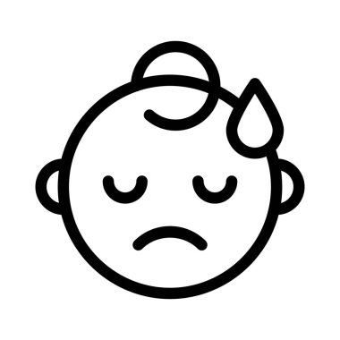 hüzünlü bebek yüz ifadesi ve gözyaşı damlası