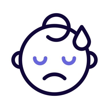 hüzünlü bebek yüz ifadesi ve gözyaşı damlası