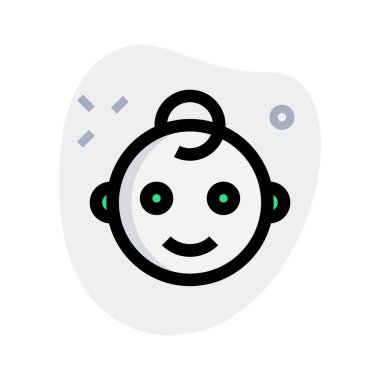 İnternet kuryesi için gülümseyen bebek resmi temsilcisiName