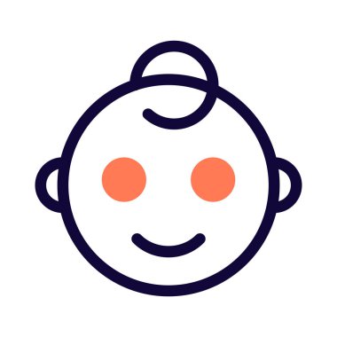 İnternet kuryesi için gülümseyen bebek resmi temsilcisiName