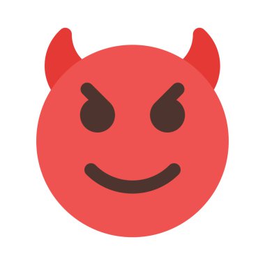 İnternet habercisinde boynuzlu gülümseyen şeytan