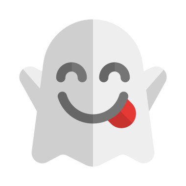 Gülümseyen, komik, korkunç, dilsiz bir hayalet.