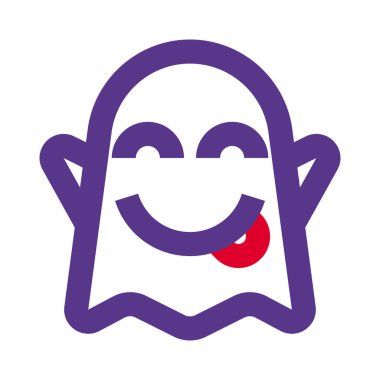 Gülümseyen, komik, korkunç, dilsiz bir hayalet.