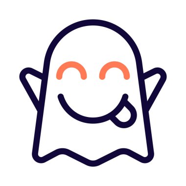 Gülümseyen, komik, korkunç, dilsiz bir hayalet.